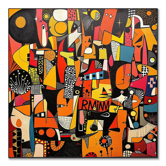 African Maximalist Abstract