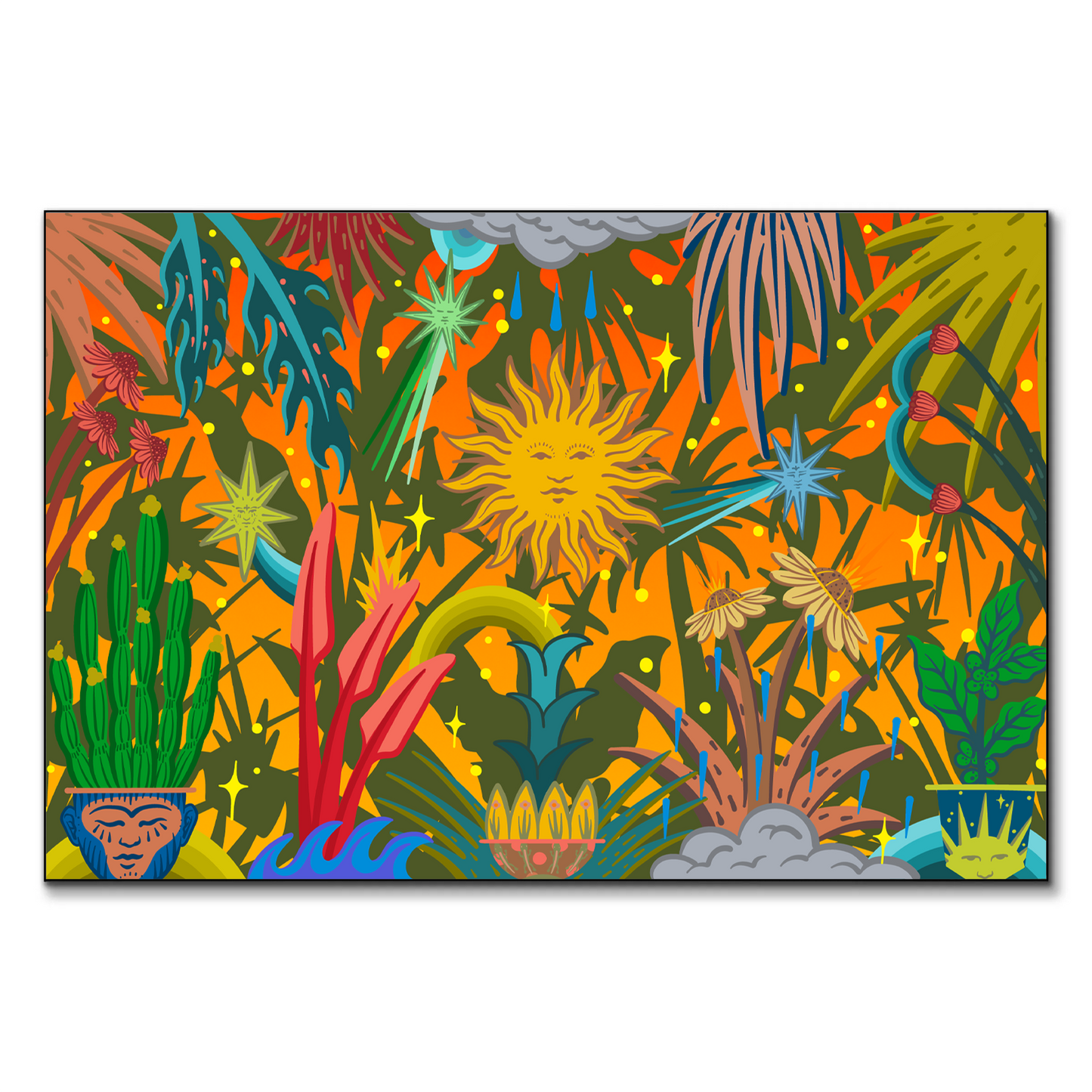 Rectangle Art Print 2