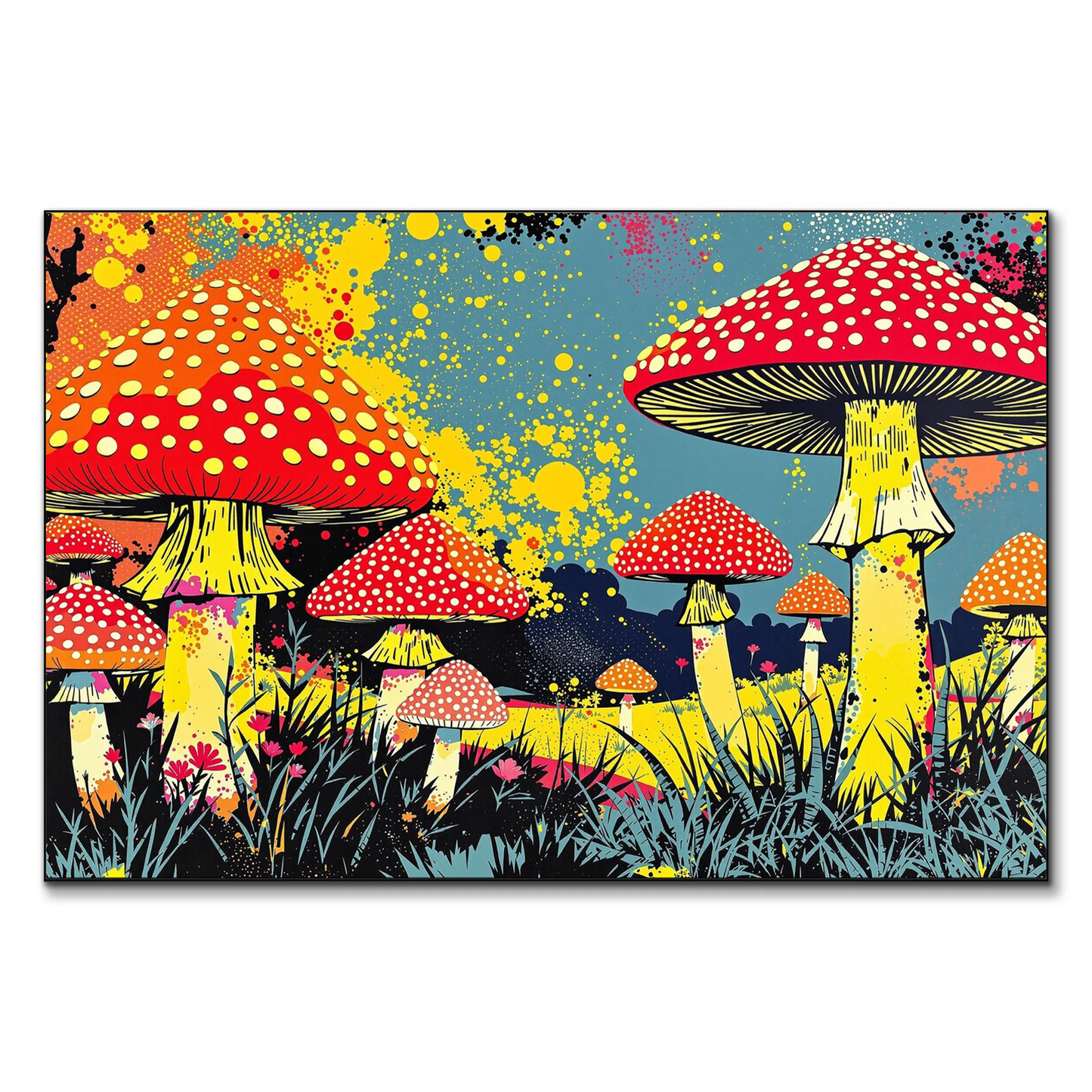 Mushroom Pop Art