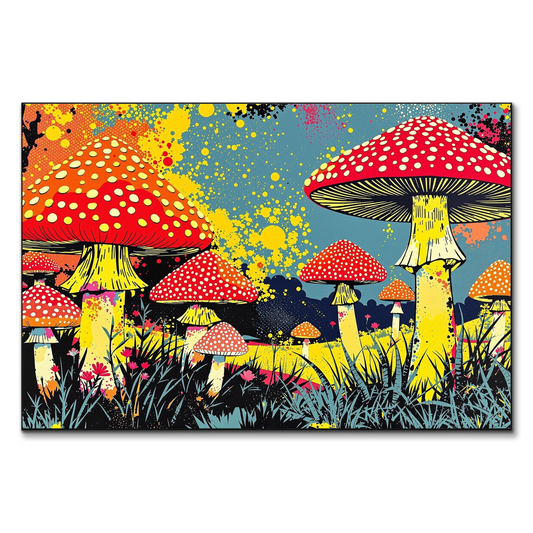 Mushroom Pop Art