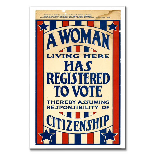 Woman has Registered to Vote