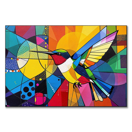 Hummingbird Cubism