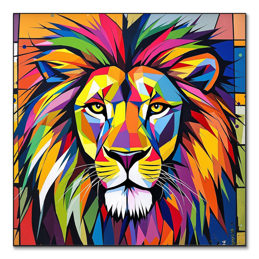 Lion Cubism